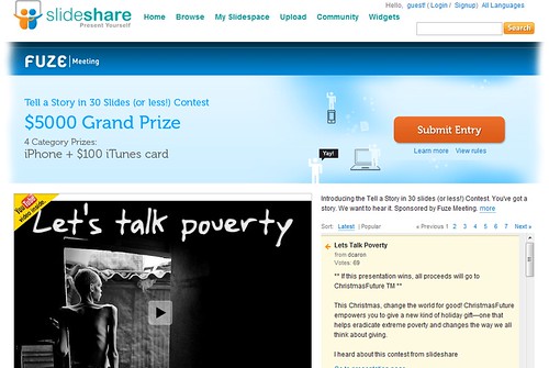 Tell A Story in 30 Slides: SlideShare Contest
