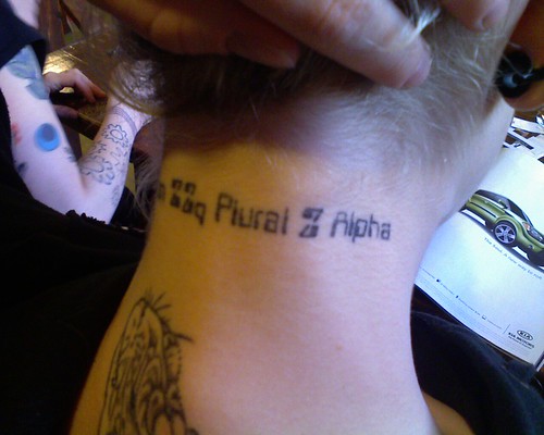 They slither · Zed zed plural zed alpha tattoo; ← Oldest photo