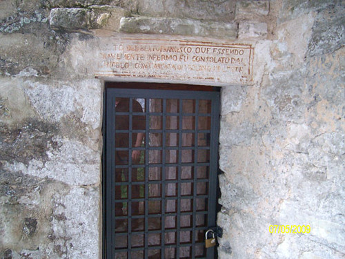 Porta d'ingresso Santuario superiore - Santuario dello Speco