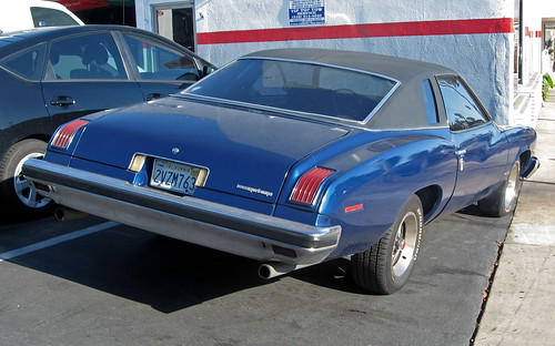 1975 Pontiac Le Mans Sport Coupe rear 3q by Ate Up With Motor
