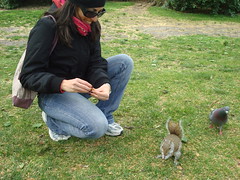 London 2009. Io e lo scoiattolino