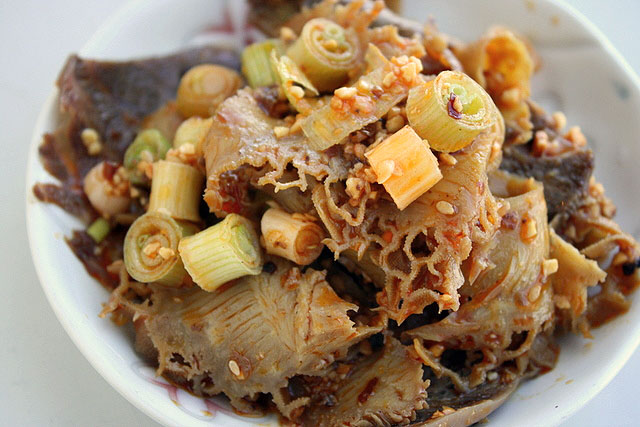 Sliced Beef & Tripe in Chilli Sauce