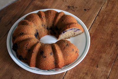 Blueberry Buckwheat Cake