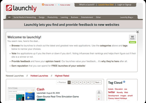 Feedback and analytics for web applications » launchly