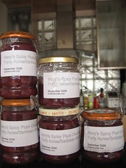 Forty Acres/Barbican Blend chutneys: Spicy Plum