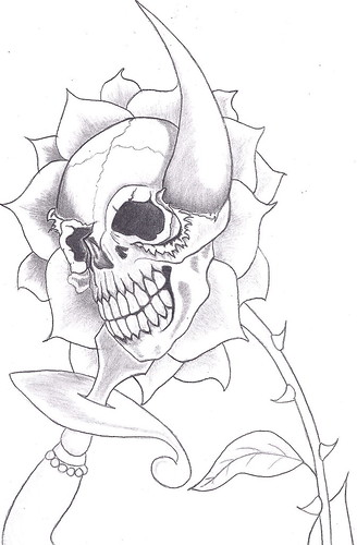pencil skull drawings Tattoos Gallery