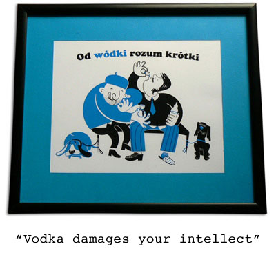 Vodka damages your intellect