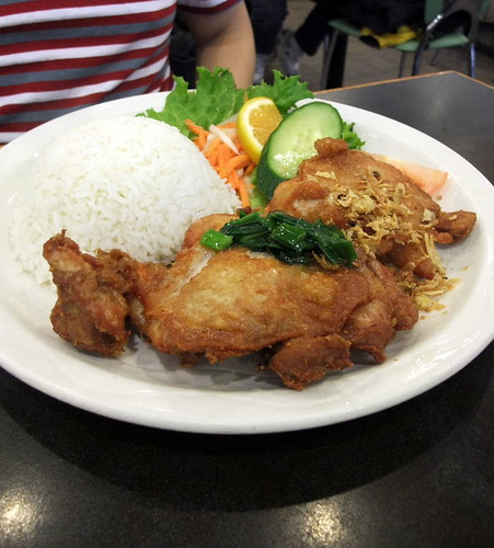 Fried Chicken Fillet with Rice