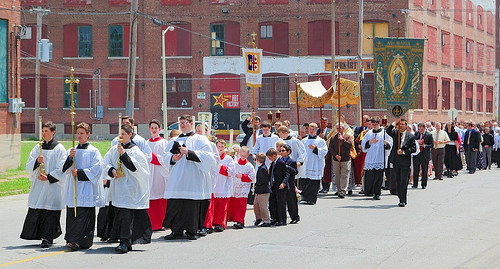Saint Francis de Sales Oratory, in Saint Louis, Missouri, USA - Corpus Christi procession 2
