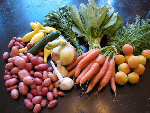 1st CSA Box from Full Belly Farms