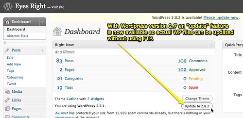 Update WordPress without FTP