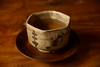 蕎麦茶の角茶碗