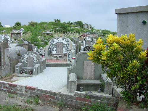 Chinese graveyard cemetry