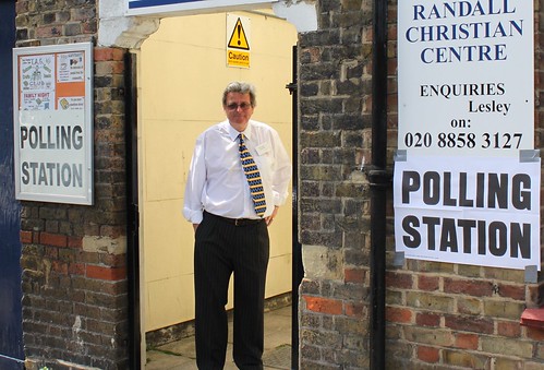 Presiding Officer at Greenwich Polls