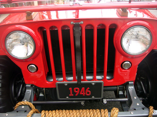 29d 1946 Willys Jeep Early Civilian Model Grille E 