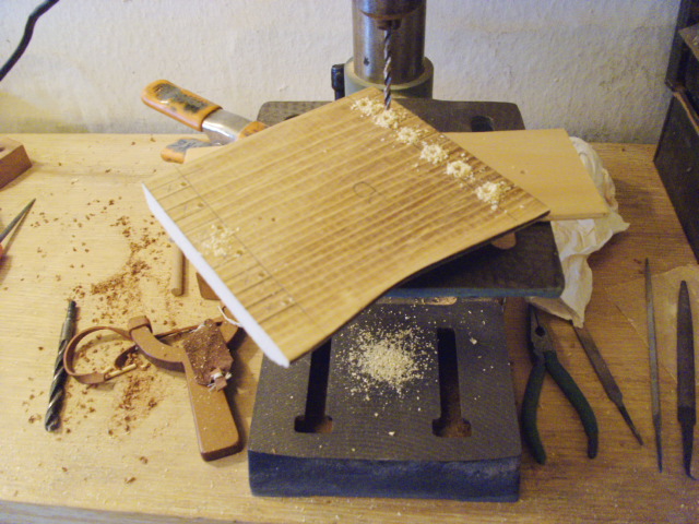 Drilling Manuevering Holes for the Scroll Saw