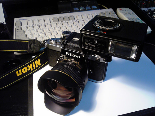 Nikon F2 Photomic with 14mm/F2.8D + SB-7