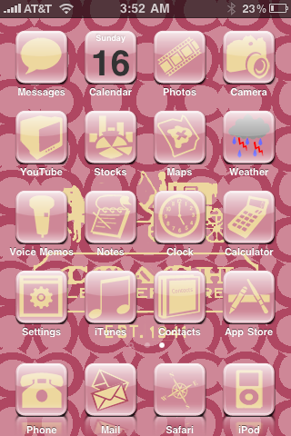 Pink iPhone Themes