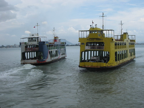 We hopped on the ferry from George Town to Butterworth