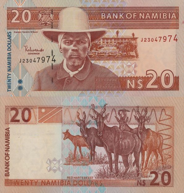 20 dolárov Namíbia 2002