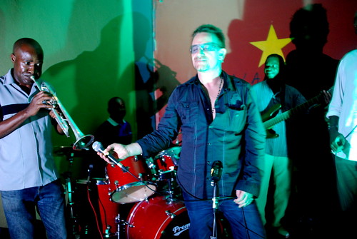 PRIVATE: Bono sings WOWY in Mozambique