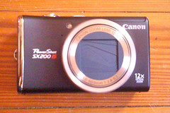 Canon PowerShot SX200 IS Front/Closed