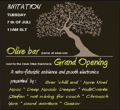 OLIVE BAR : july 7th, tuesday