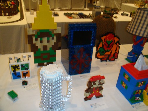 Lego Link, Beer Mug, Chaotic Computer, Samus Aran, and Super Mario