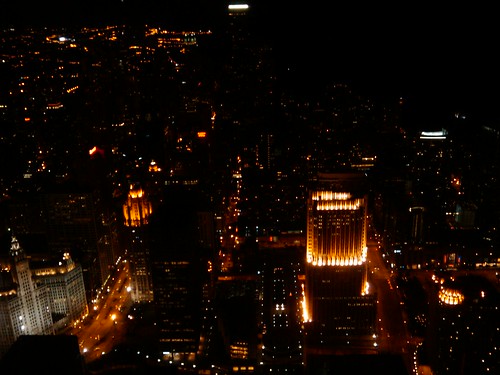 from 80th floor of AON center