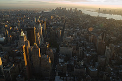 Sunset over Manhattan