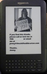"Thank you" in advance for returning my Kindle (should I ever lose it)