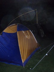 チョウチンアンコウ型テント