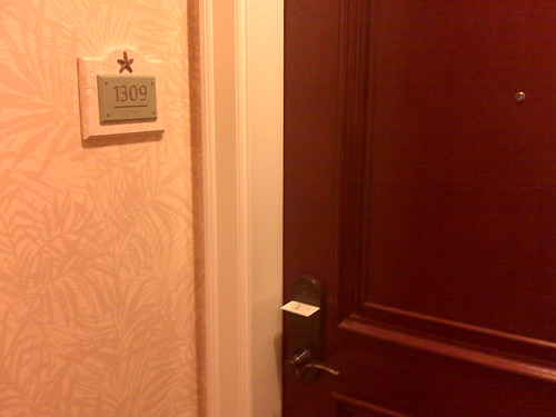 Our room. I guess the Hyatt folks ain't superstitious.