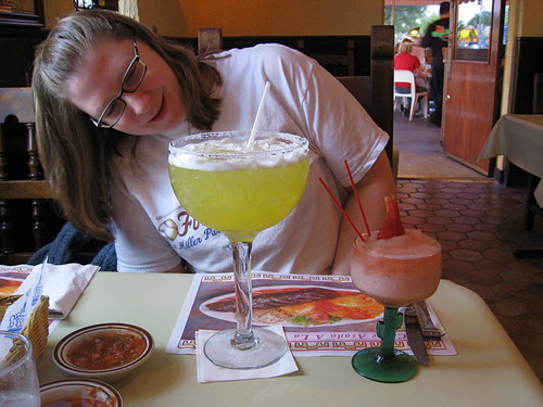 Margarita time with Zoe