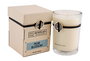 the estate of things chooses archipelago pear blossom candle