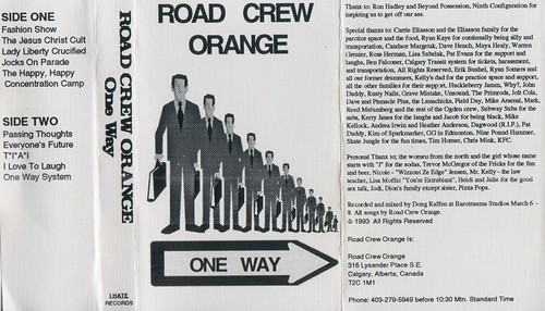 Road Crew Orange - One Way