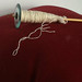 Cotton on spindle
