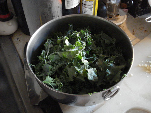 Kale ready for cooking