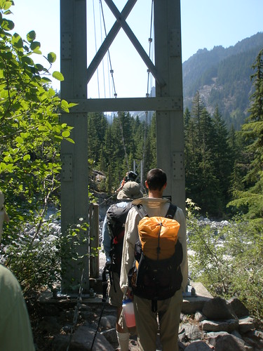 Sweet suspension bridge in the middle of nowhere