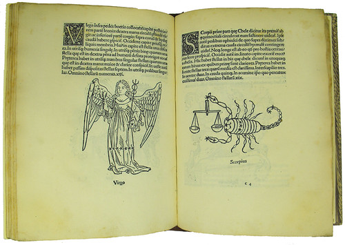 Woodcut initials and illustrations in Hyginus, C. Julius: Poetica astronomica