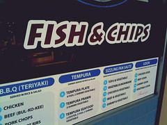 One of those well-known Fish’n’Chips/Japanese crossover restaurants