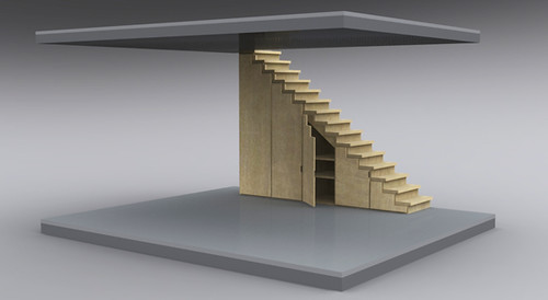 Another idea we had been thinking about was creating a Steel Stair design.