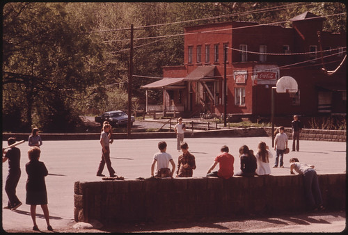 Children During Recess at the Chattaroy, West Virginia School 04/1974