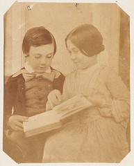 Harry and Amy Dillwyn (children of Lewis Llewelyn Dillwyn) by M. D. 1853