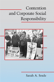 Book cover, Contention and Corporate Social Responsibility