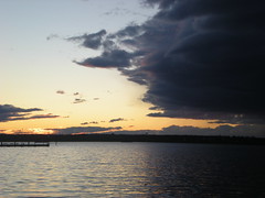 Sunset & Storm Over Potomac River