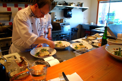 Sous Chef Phillippe Wallette at Norwoods Restaurant