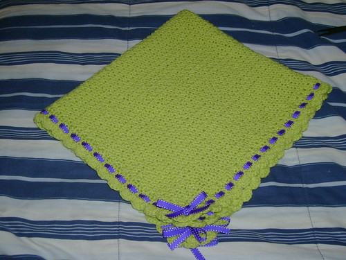 Green Baby Blanket Donation 011