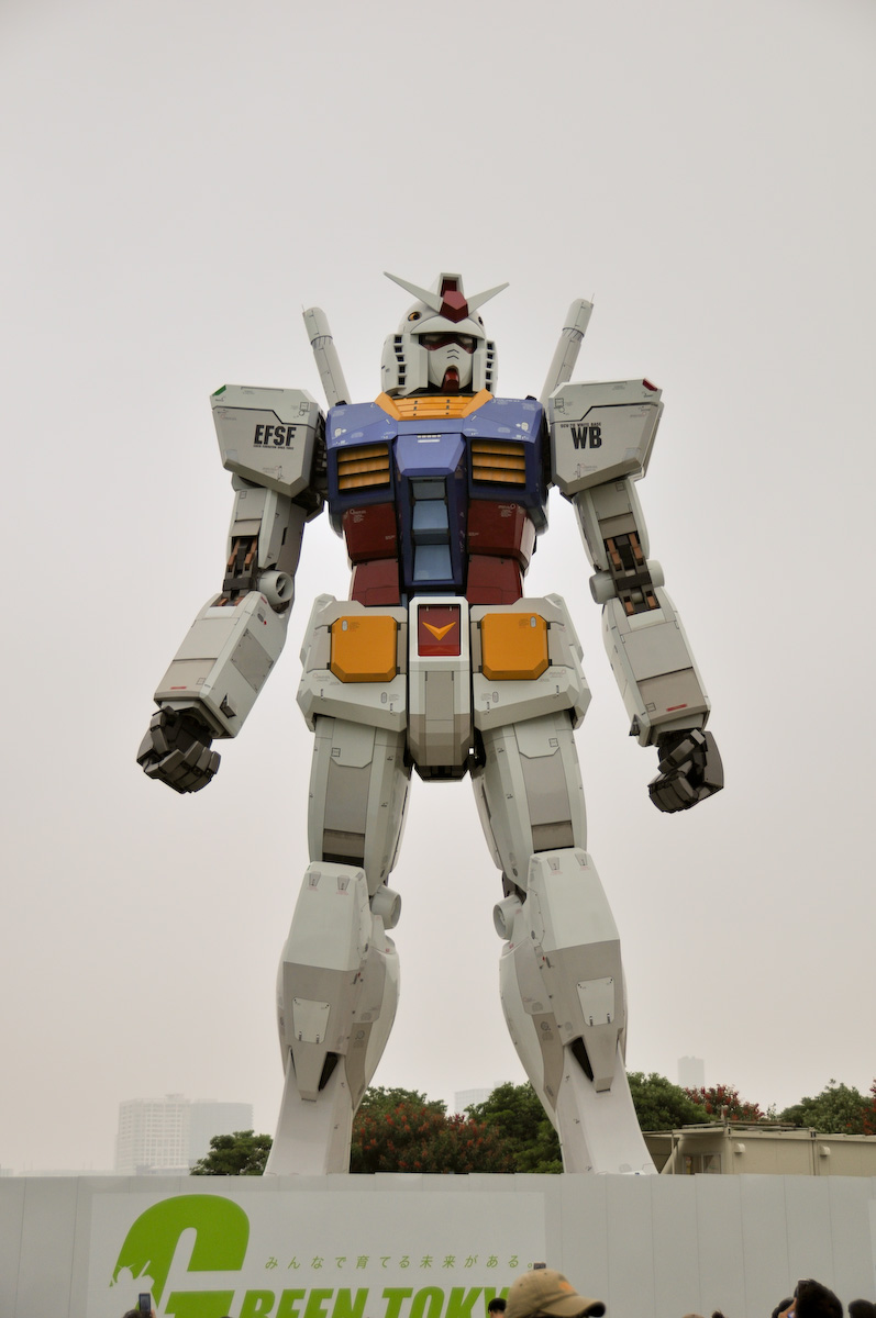 Gundam tamaño real Tokio 6