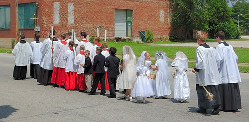 Saint Francis de Sales Oratory, in Saint Louis, Missouri, USA - Corpus Christi procession 1